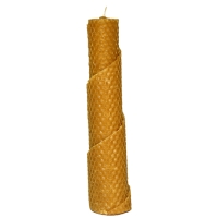 Vela em cera de abelha com 15cm